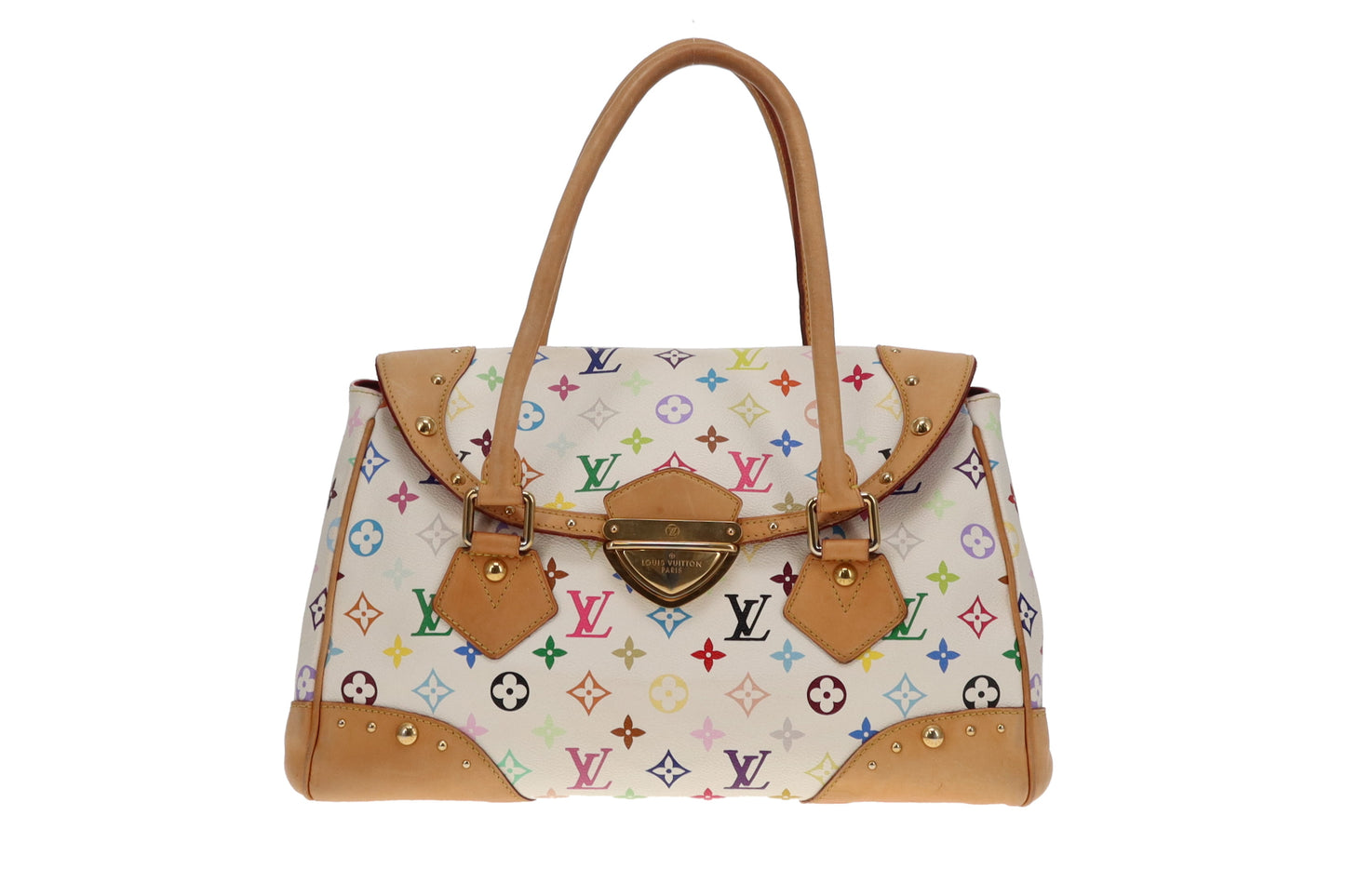 Louis Vuitton White Multi Beverley GM DU1078 - 2008