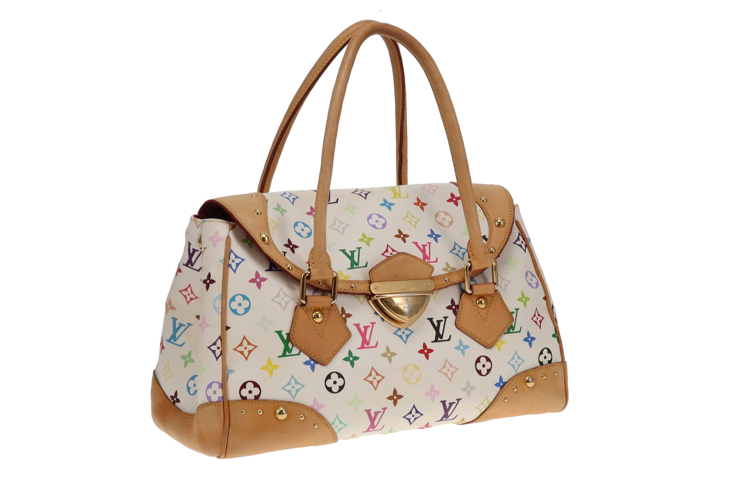 Louis Vuitton White Multi Beverley GM DU1078 - 2008