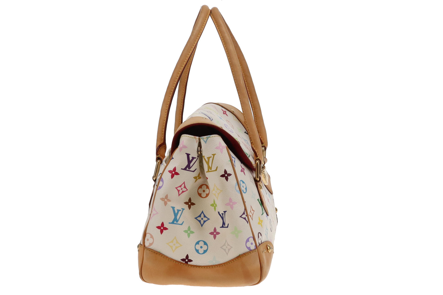 Louis Vuitton White Multi Beverley GM DU1078 - 2008