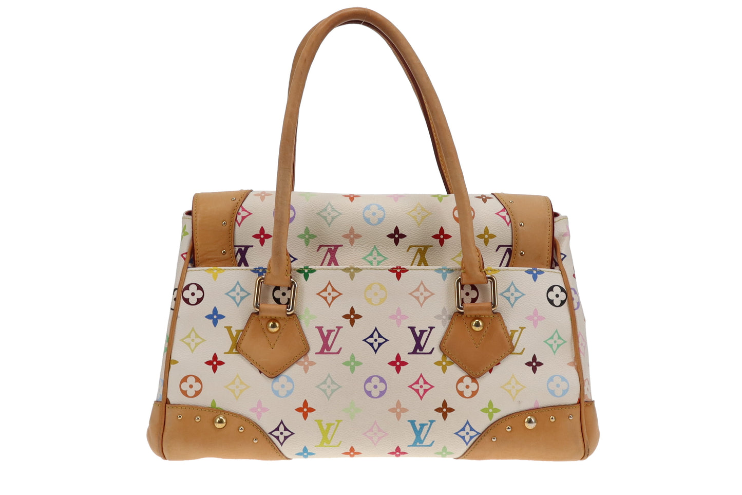 Louis Vuitton White Multi Beverley GM DU1078 - 2008
