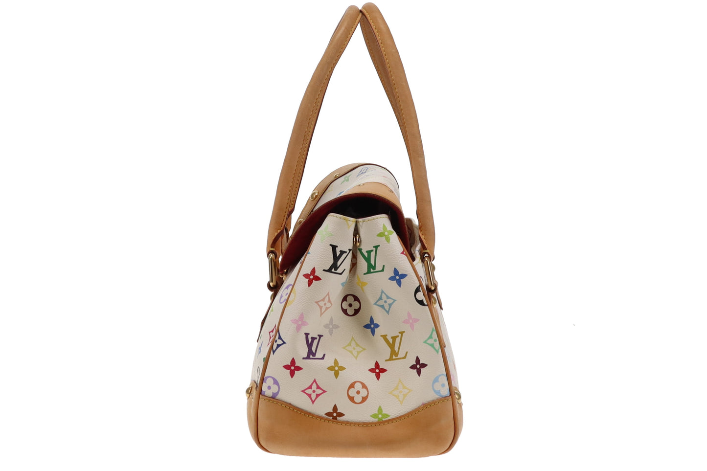 Louis Vuitton White Multi Beverley GM DU1078 - 2008