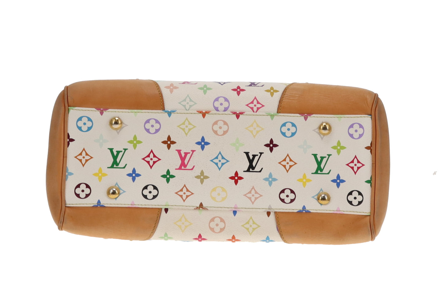 Louis Vuitton White Multi Beverley GM DU1078 - 2008