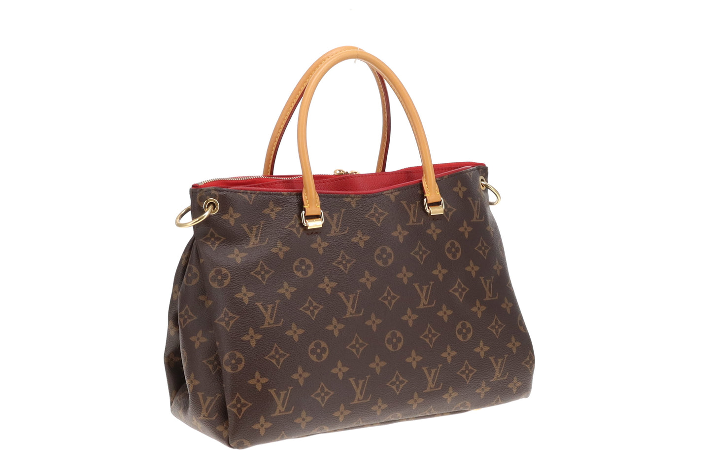 Louis Vuitton Monogram and Red Pallas Shoulder Bag MM SP1176 - 2016