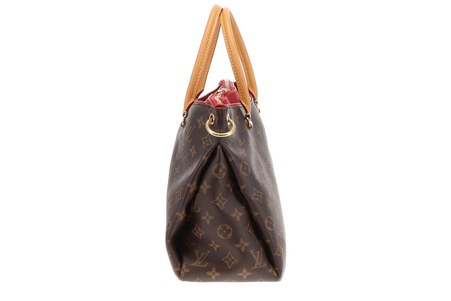 Louis Vuitton Monogram and Red Pallas Shoulder Bag MM SP1176 - 2016