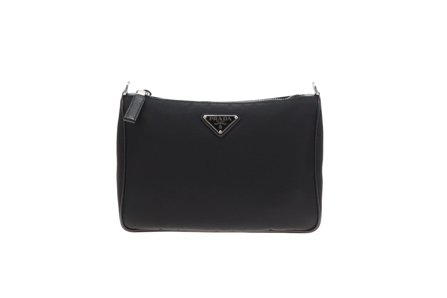 Prada Black Nylon Re-Edition Square Crossbody Bag