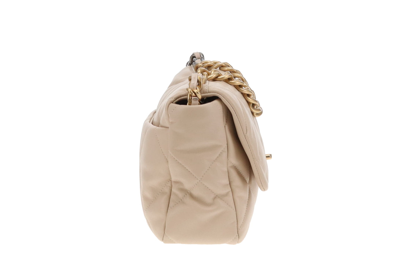 Chanel Beige Medium Chanel 19 2020