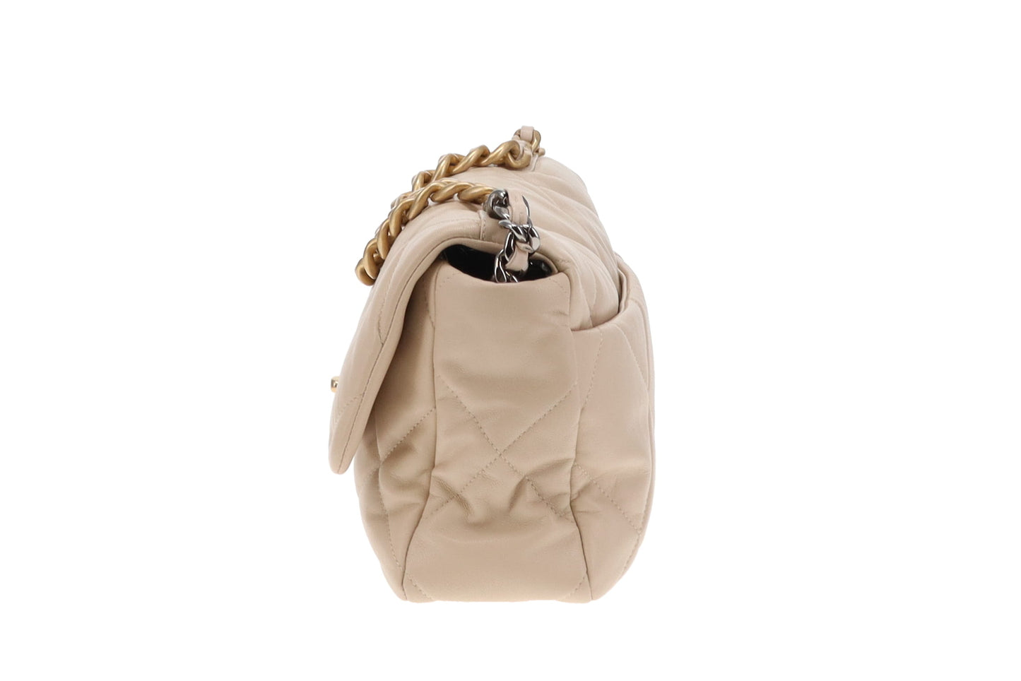Chanel Beige Medium Chanel 19 2020