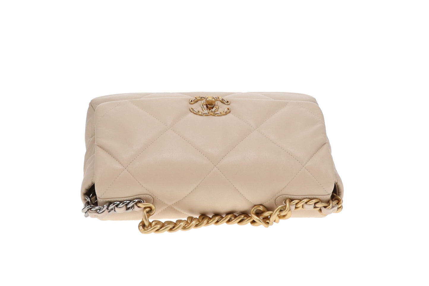 Chanel Beige Medium Chanel 19 2020