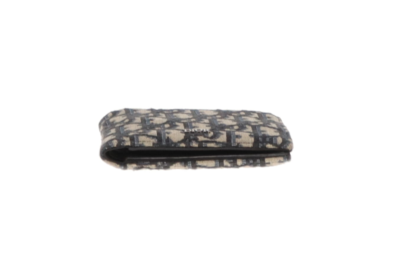 Dior Beige And Black Dior Oblique Jacquaard Wallet