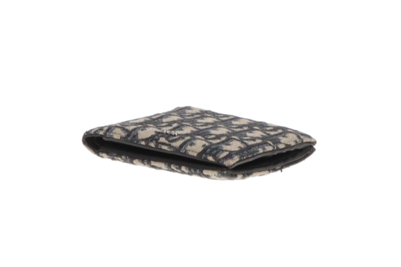 Dior Beige And Black Dior Oblique Jacquaard Wallet