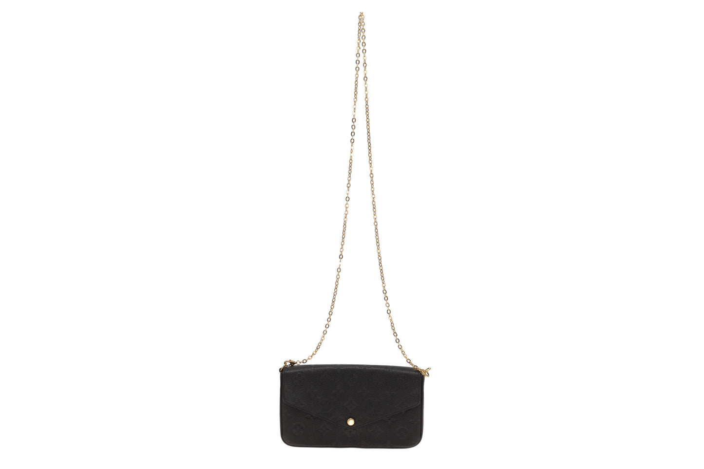 Louis Vuitton Pochette Felicie Monogram Noir Empreinte NZ4129