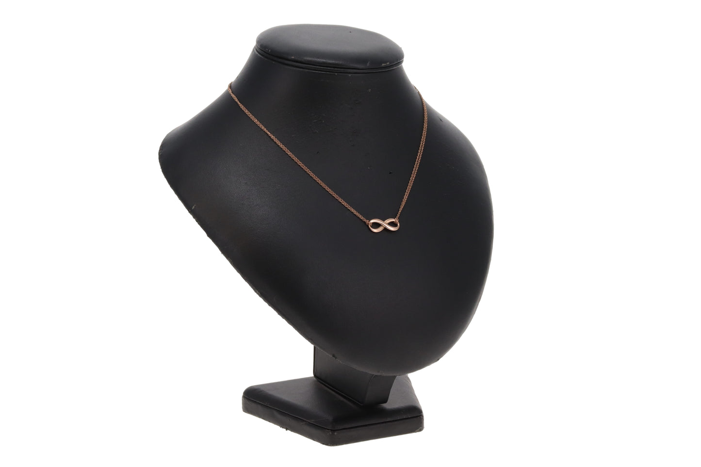 Tiffany & Co Infinity Necklace Double Strand Rubedo Metal