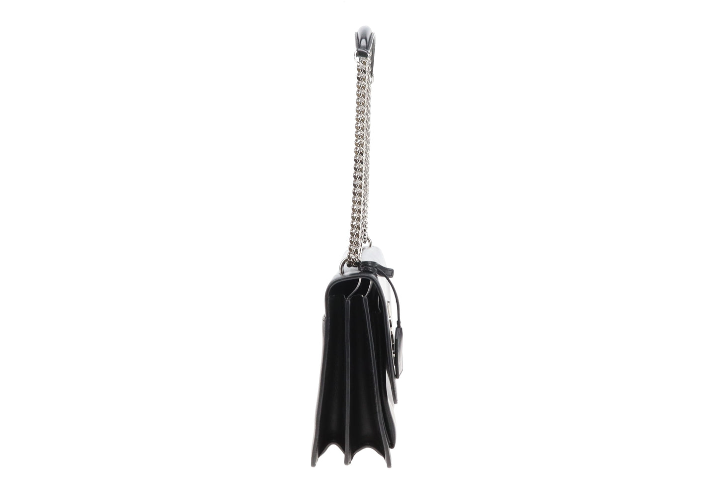 Saint Laurent Sunset Large Black Leather SHW