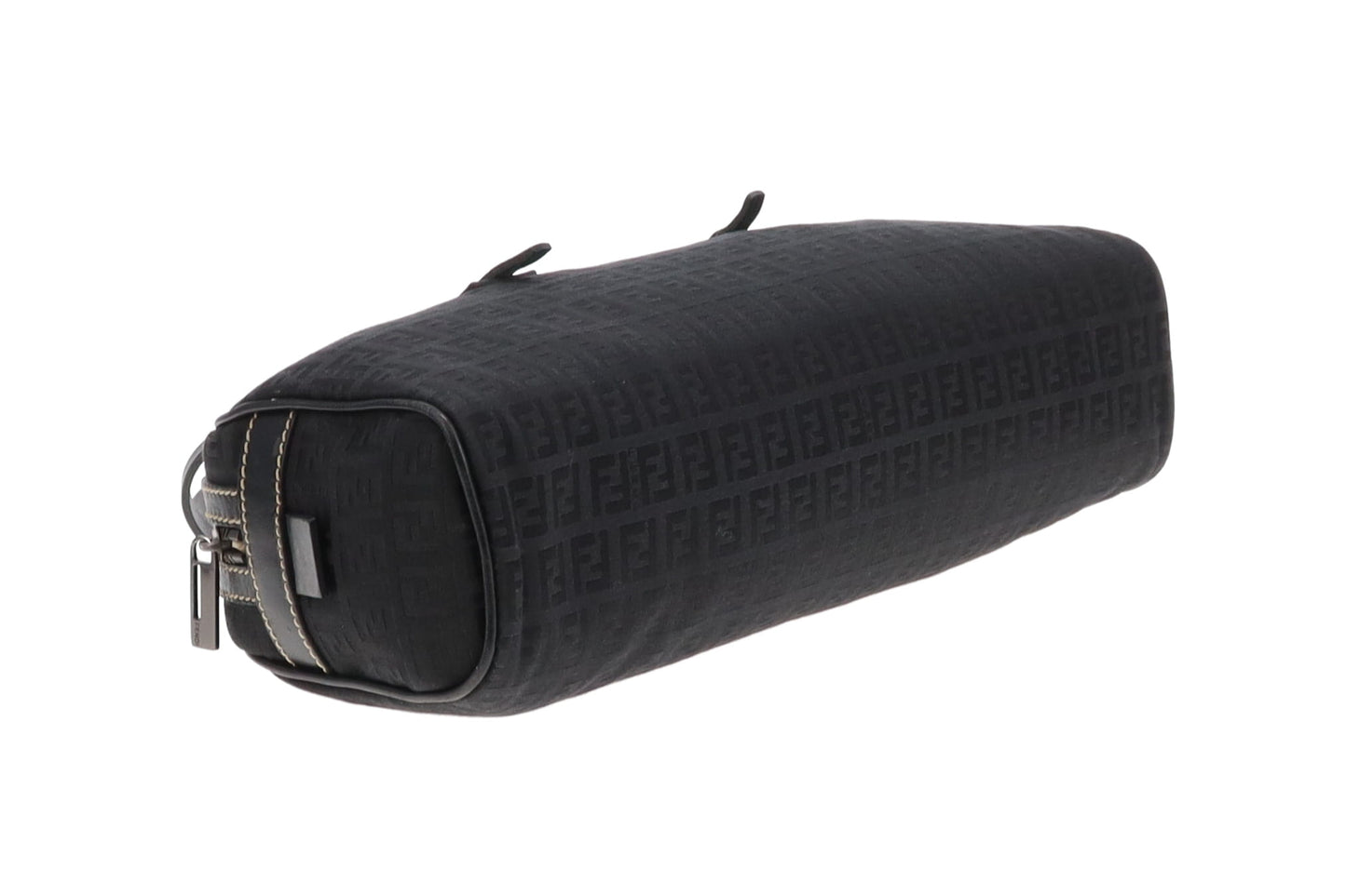 Fendi Bauletto Long Bag Black Zucchino