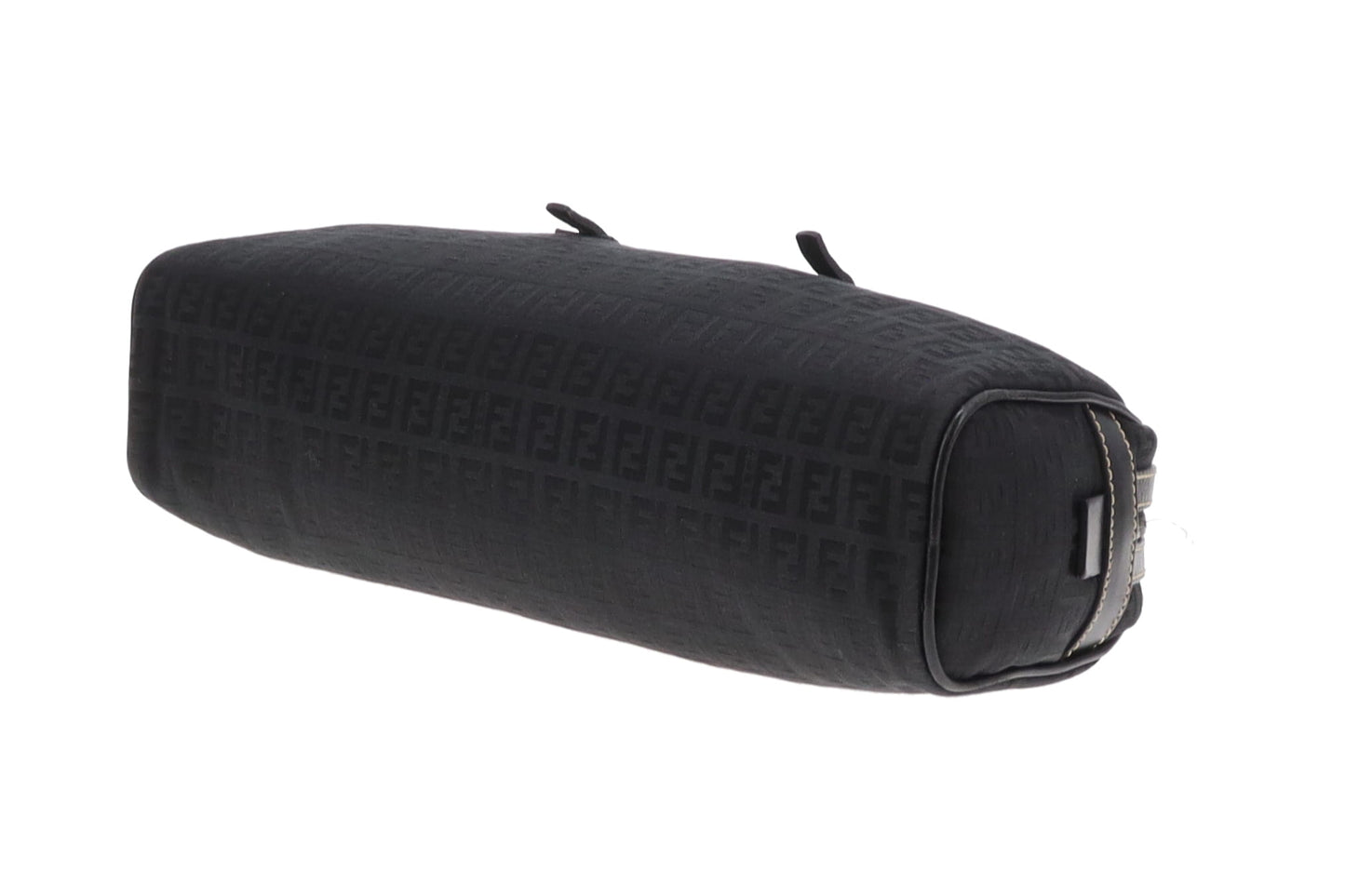 Fendi Bauletto Long Bag Black Zucchino