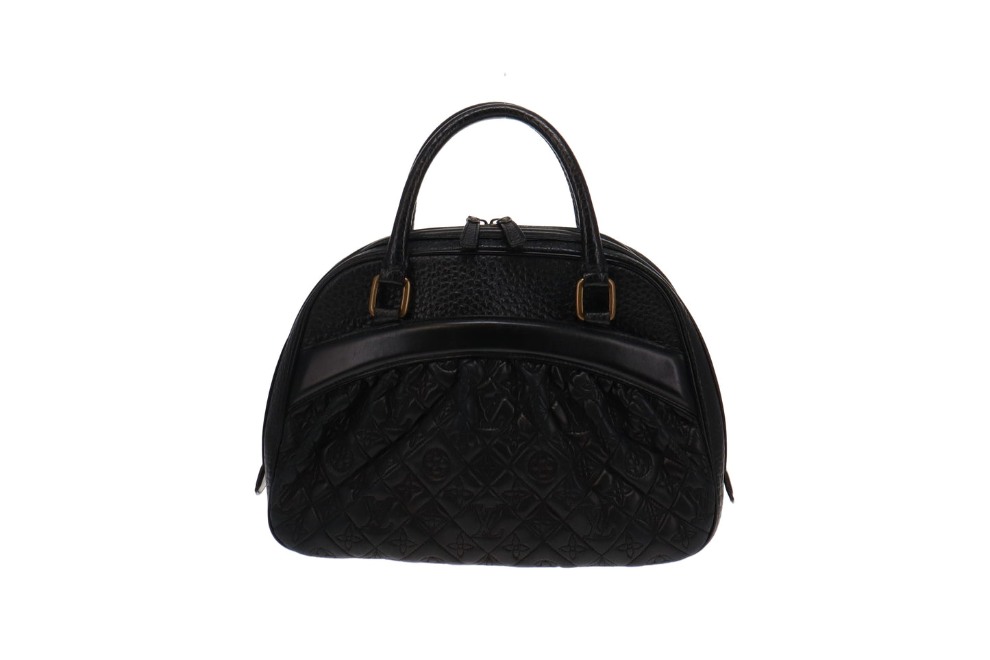 Louis Vuitton Mizi Vienna Quilted Monogram Top Handle Black