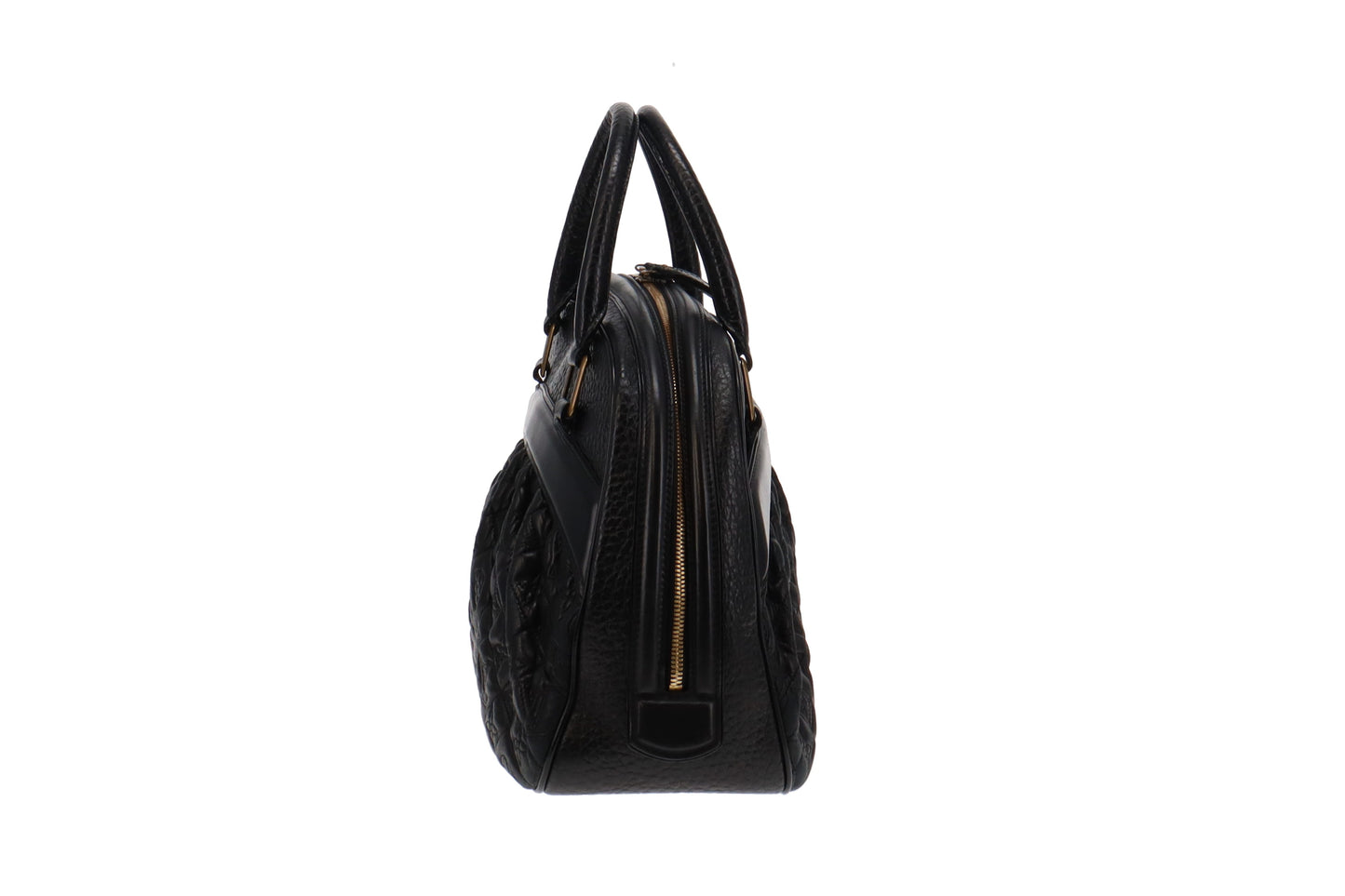 Louis Vuitton Mizi Vienna Quilted Monogram Top Handle Black