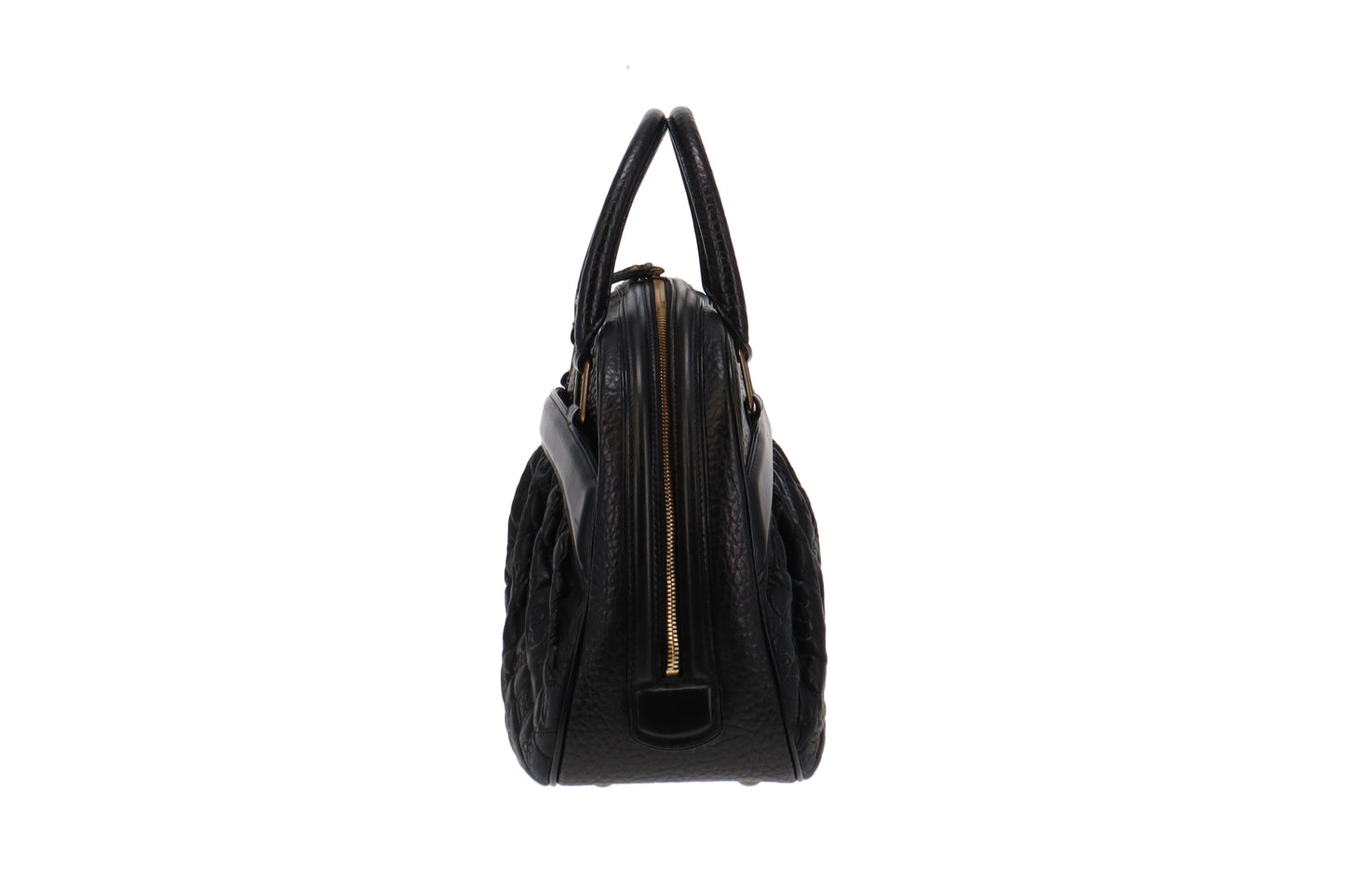 Louis Vuitton Mizi Vienna Quilted Monogram Top Handle Black