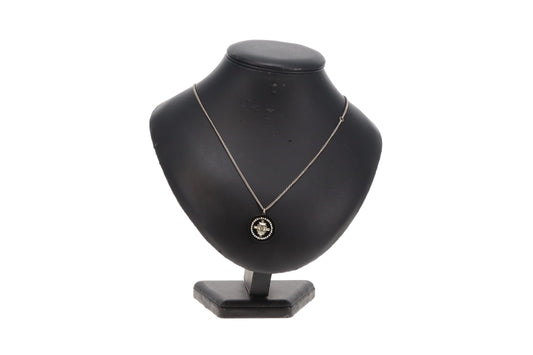 Chanel Round Necklace Resin and Crystal CC 2011