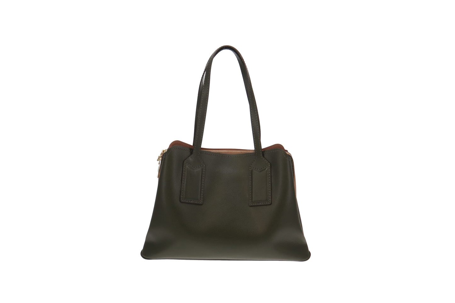 Marc Jacobs Editor 38 Khaki Grained Leather GH