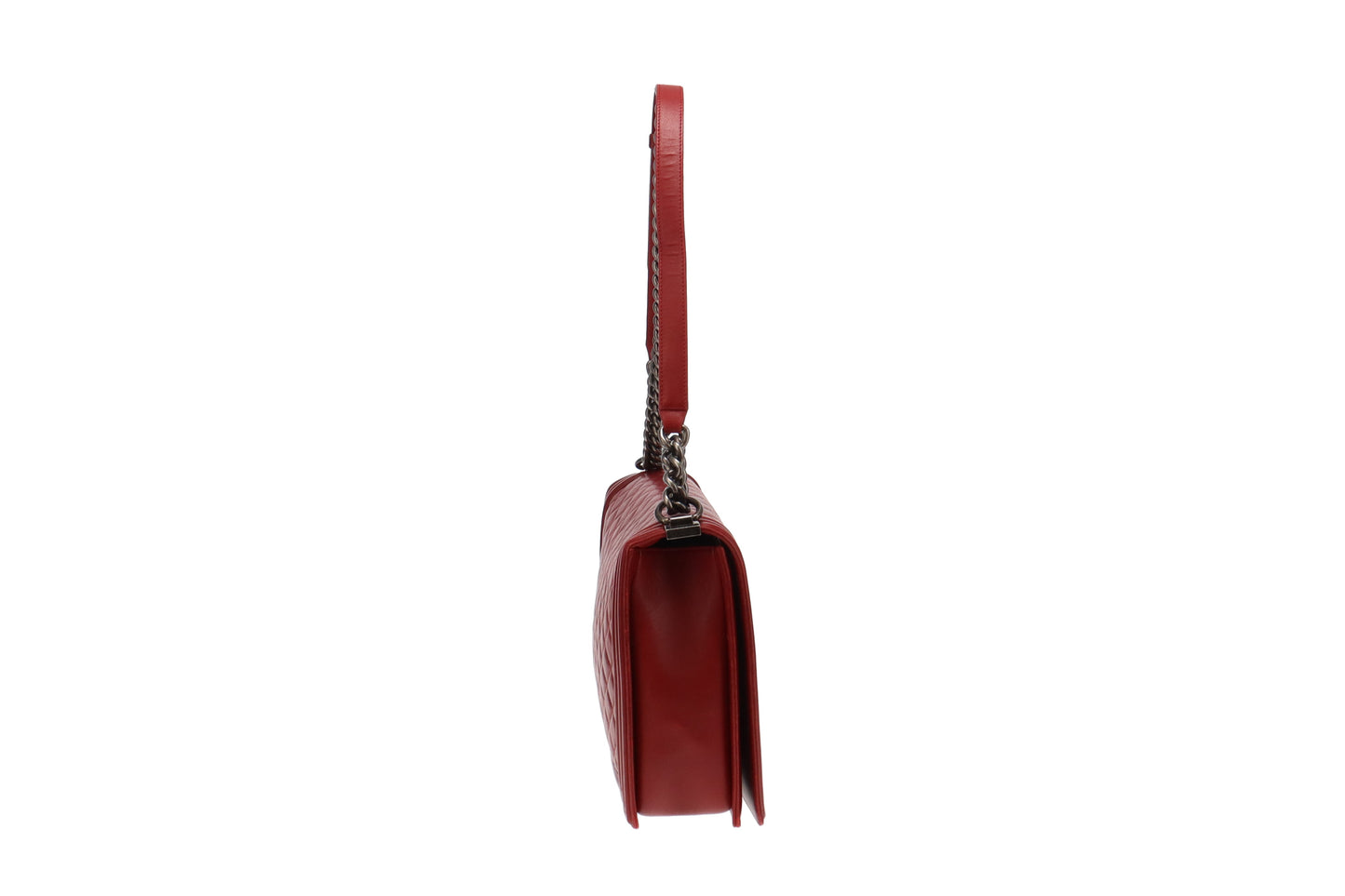 Chanel Boy Bag Large Red Lambskin