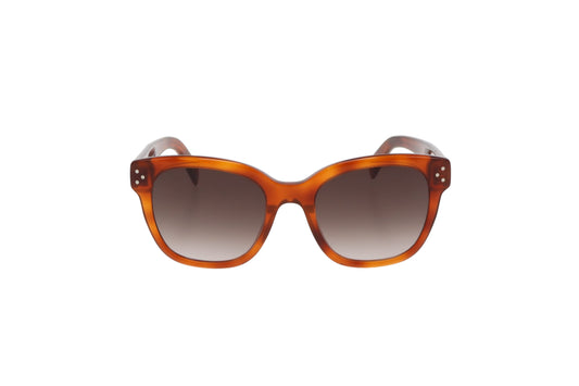 Celine Square Brown Acetate Sunglasses CL500861
