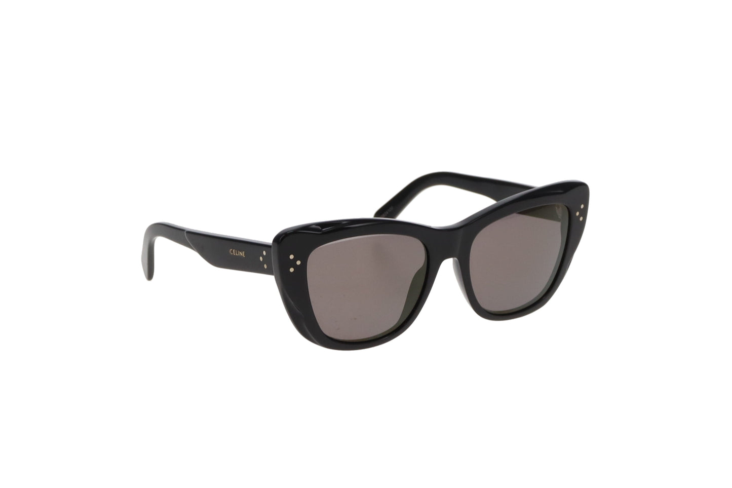 Celine Black Acetate Cat Eye Sunglasses CL40199i