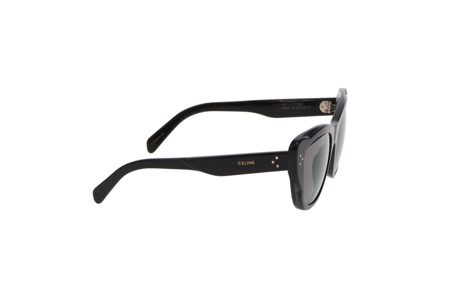 Celine Black Acetate Cat Eye Sunglasses CL40199i
