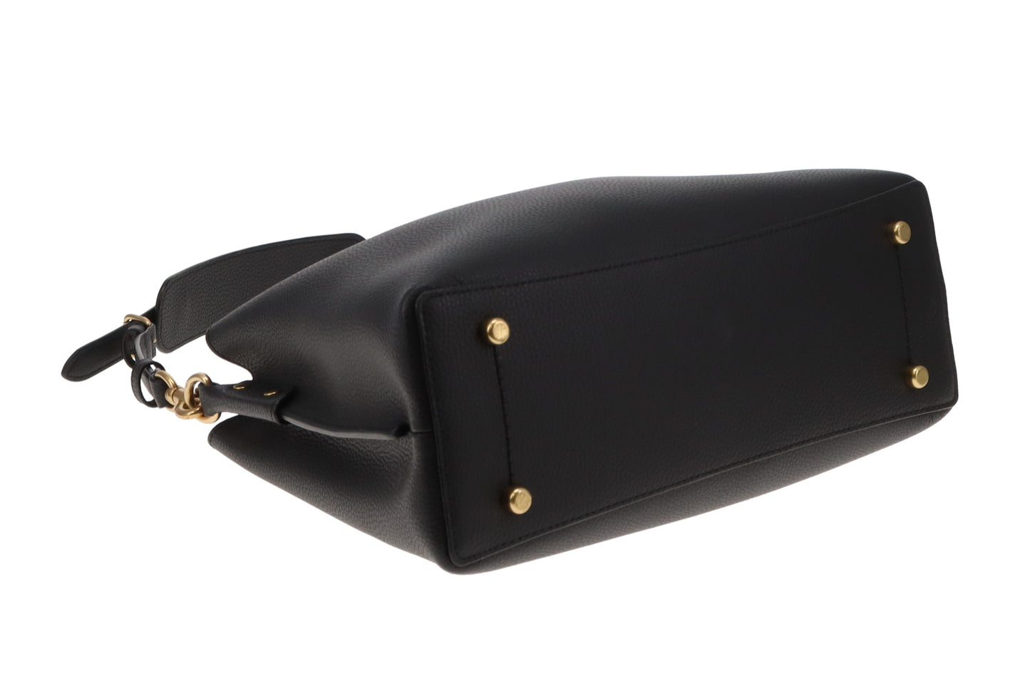 Coach Willow Shoulder Bag Black Leather