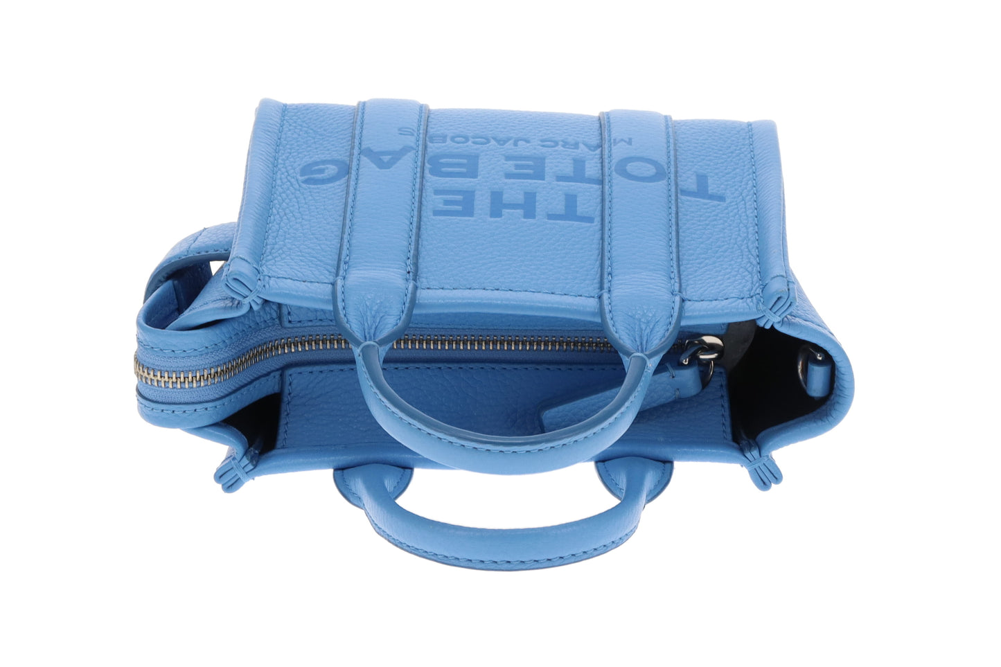 Marc Jacobs The Tote Bag Mini Spring Blue Leather