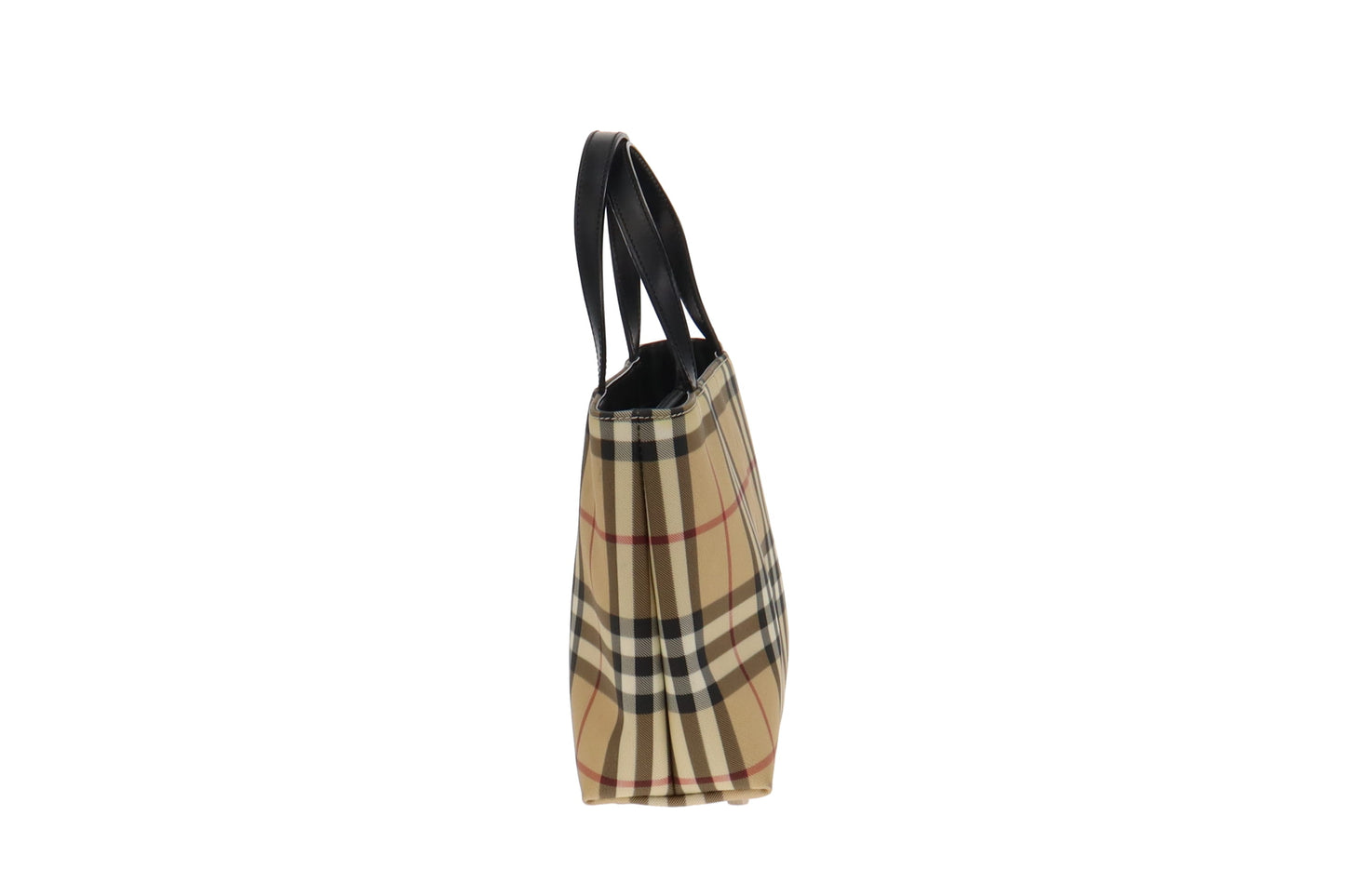 Burberry House Check Coated Canvas Mini Tote Bag