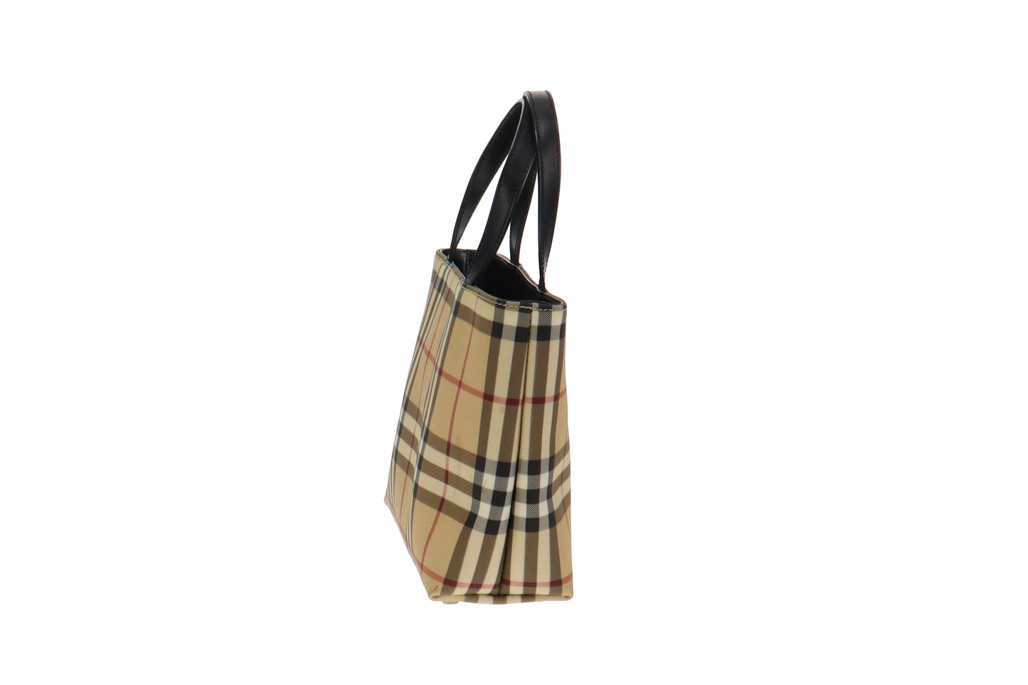 Burberry House Check Coated Canvas Mini Tote Bag