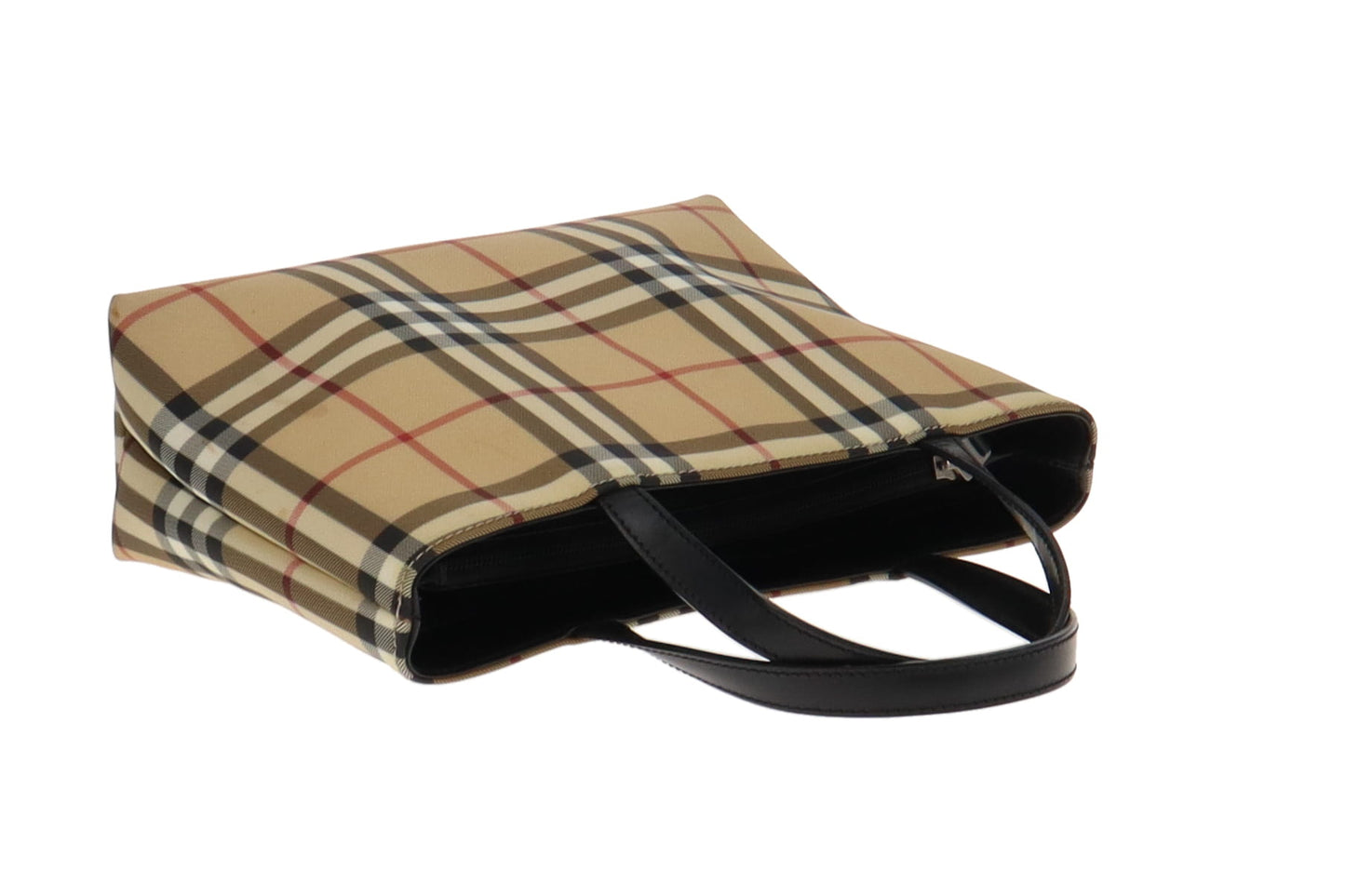 Burberry House Check Coated Canvas Mini Tote Bag