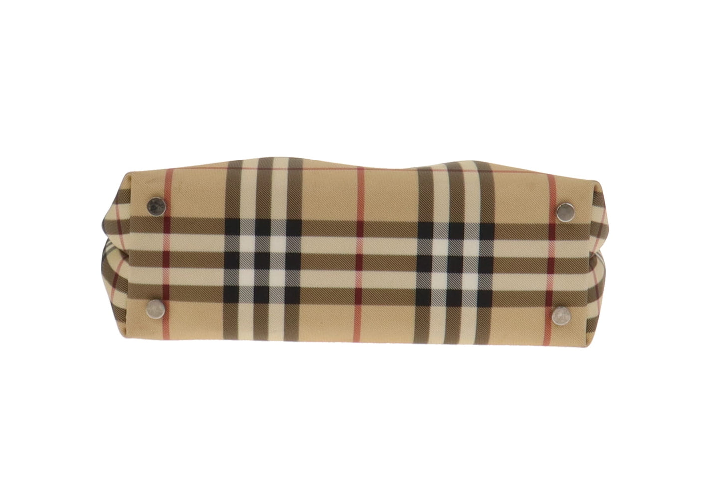 Burberry House Check Coated Canvas Mini Tote Bag