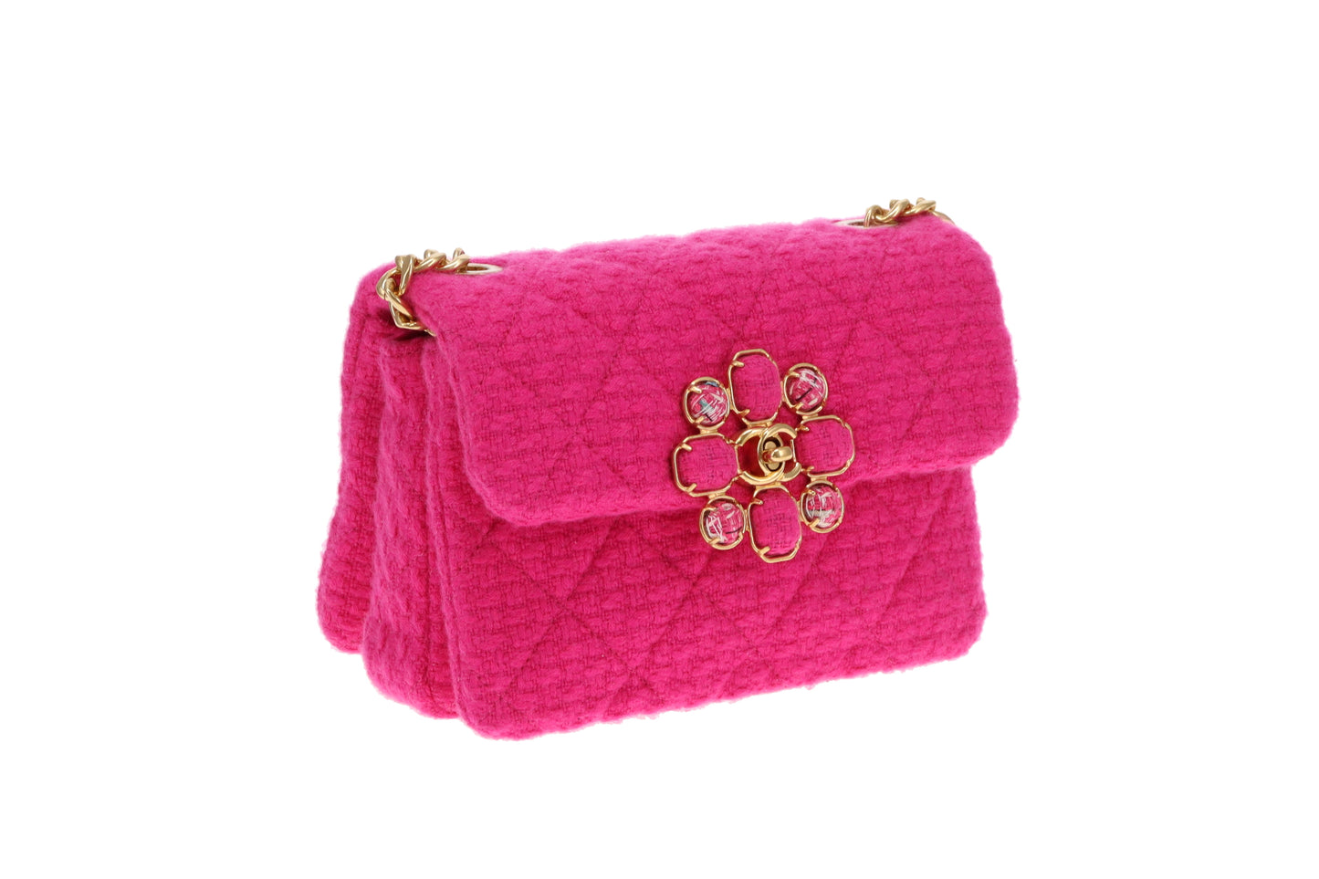 Chanel Fall 2022 Tweed Cashmere Mini Flap