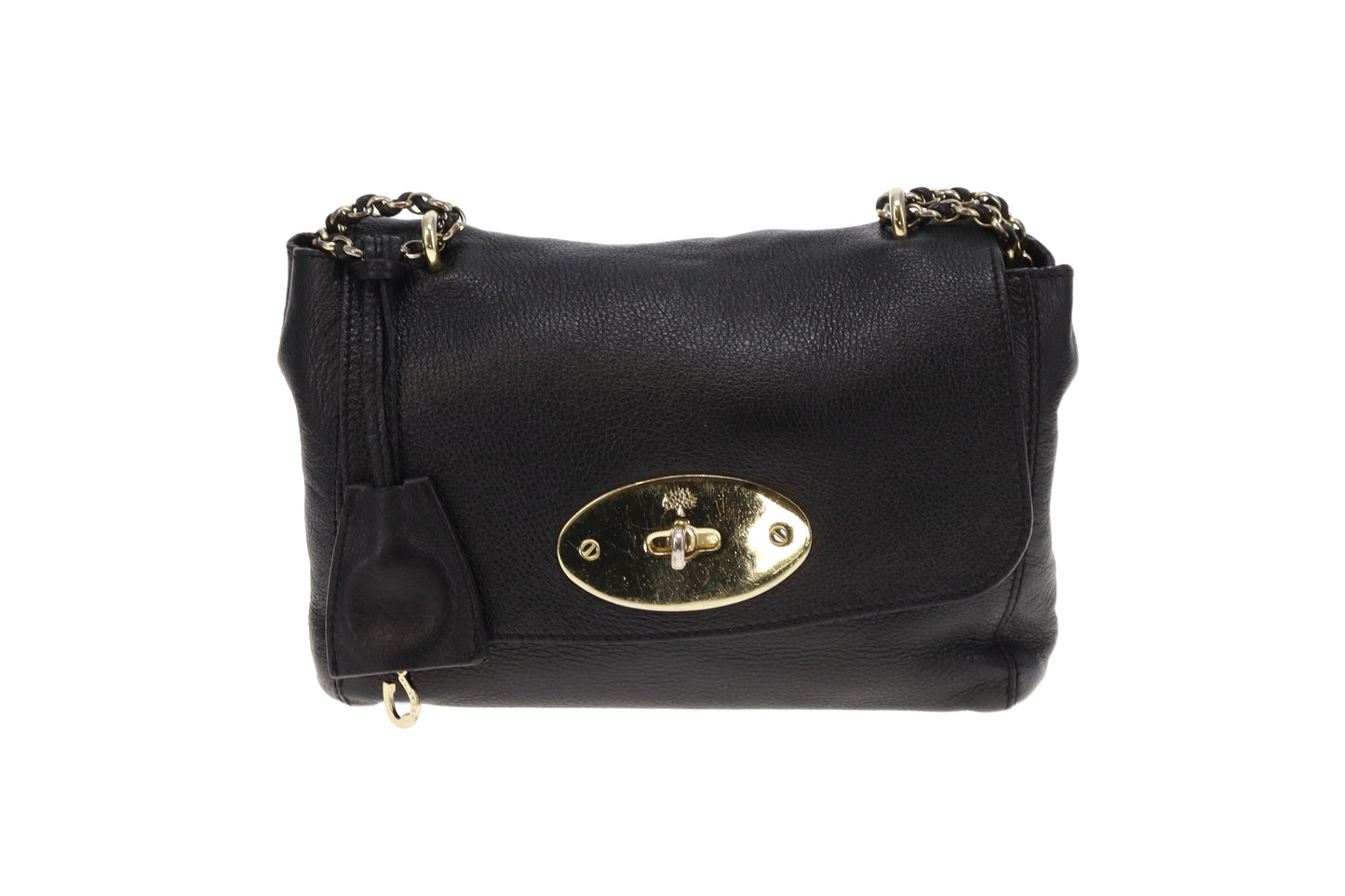 Mulberry Regular Black Lily NVT With Gold Hardware