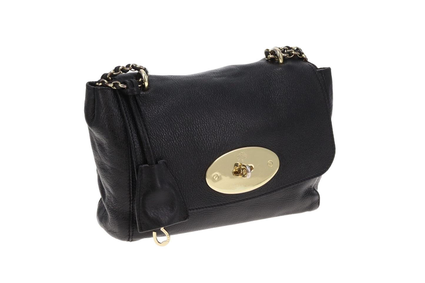 Mulberry Regular Black Lily NVT With Gold Hardware