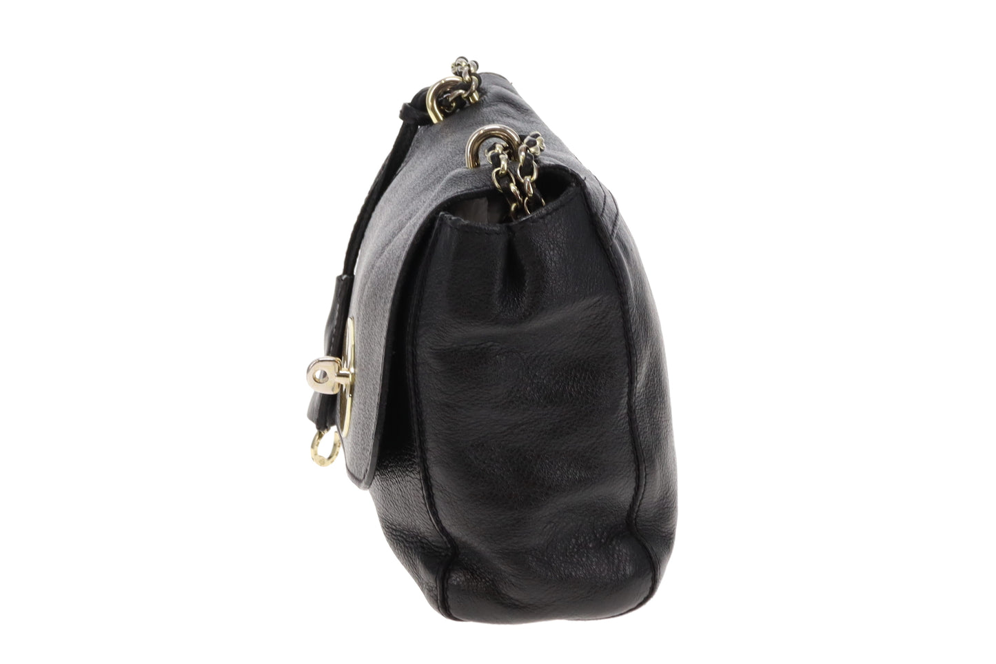 Mulberry Regular Black Lily NVT With Gold Hardware