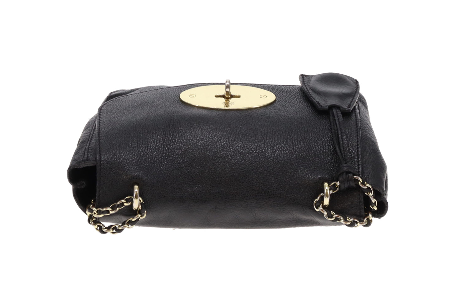 Mulberry Regular Black Lily NVT With Gold Hardware