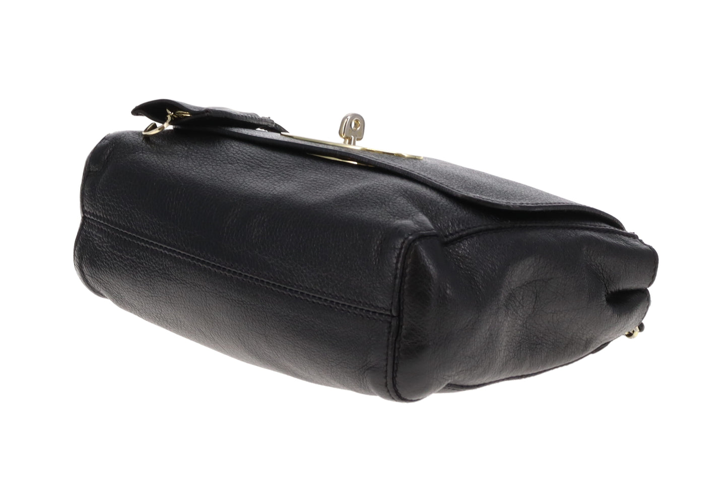 Mulberry Regular Black Lily NVT With Gold Hardware