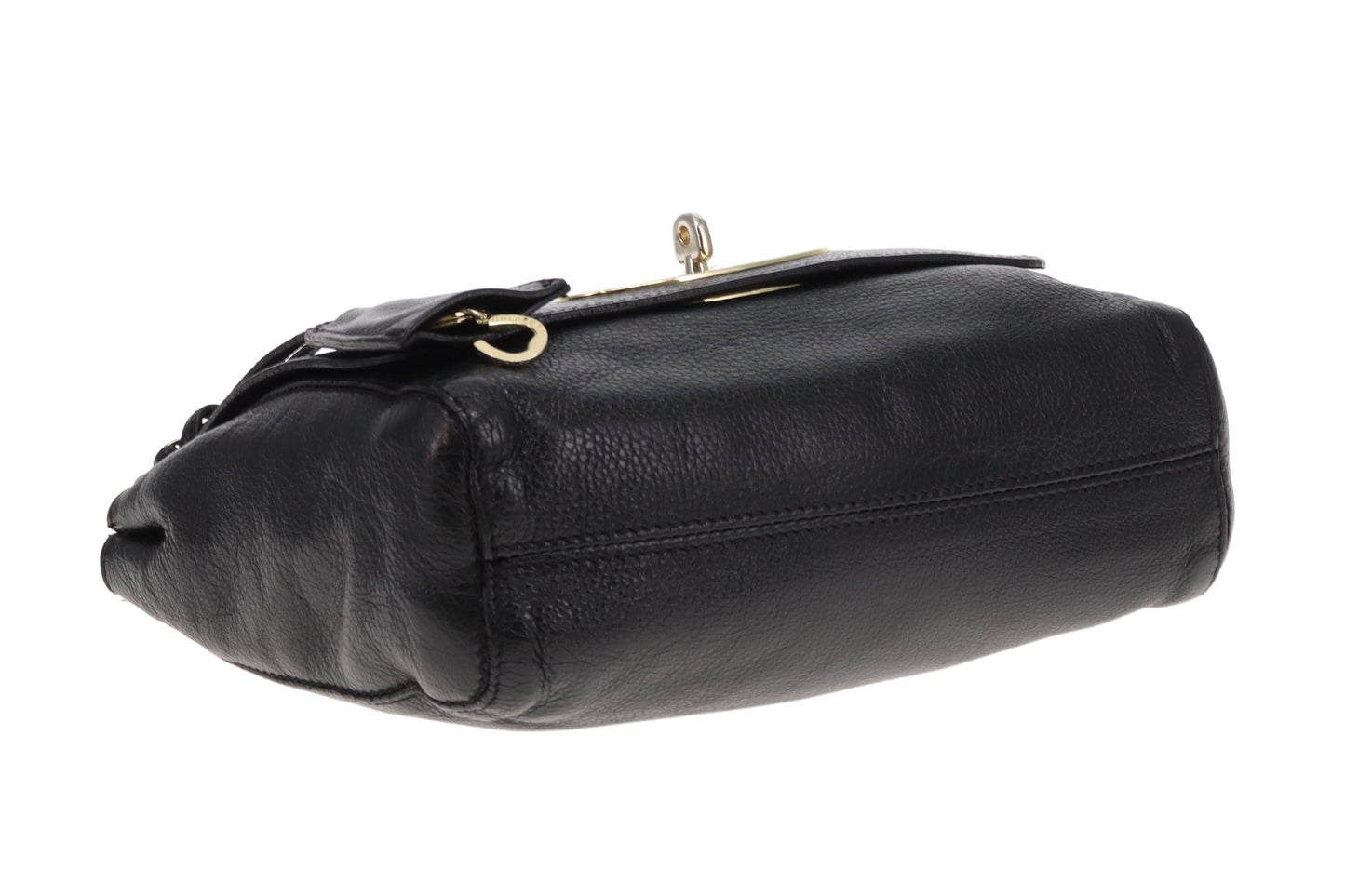 Mulberry Regular Black Lily NVT With Gold Hardware
