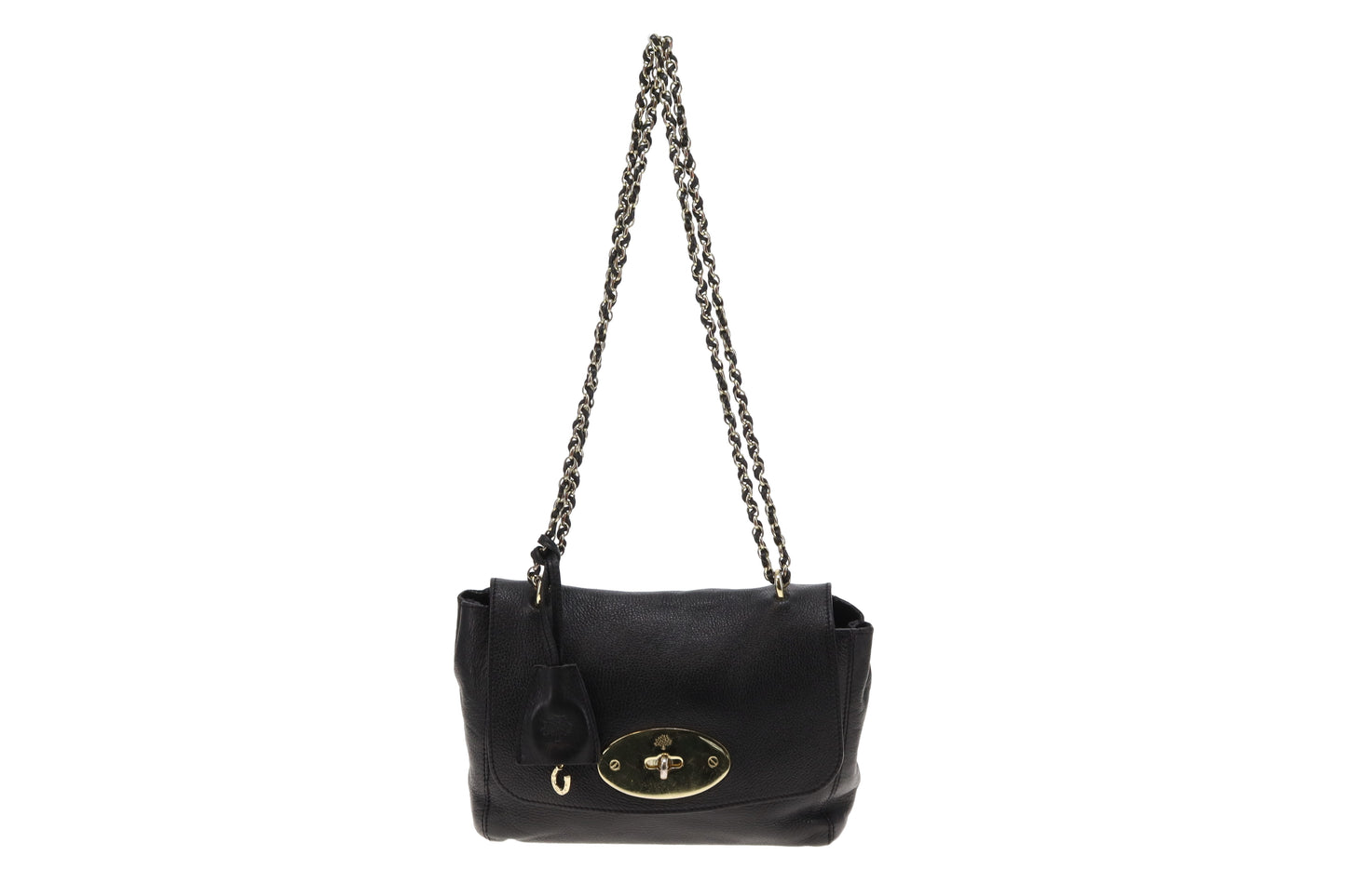 Mulberry Regular Black Lily NVT With Gold Hardware