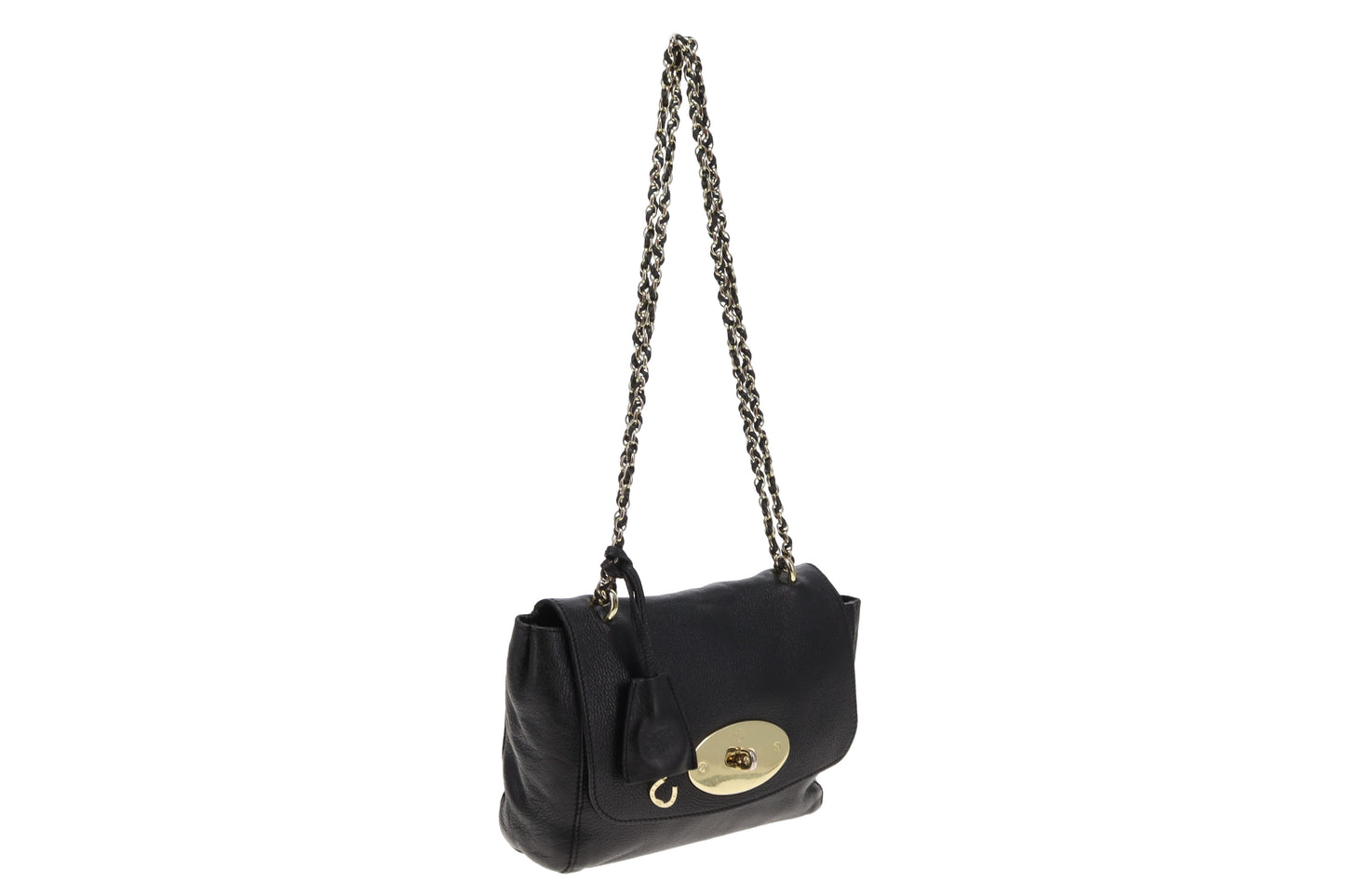 Mulberry Regular Black Lily NVT With Gold Hardware