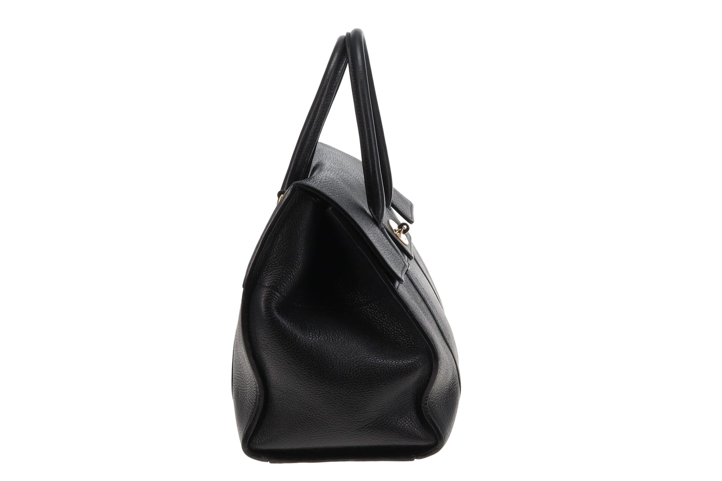 Mulberry Bayswater Satchel With Strap Black Grained Leather GH
