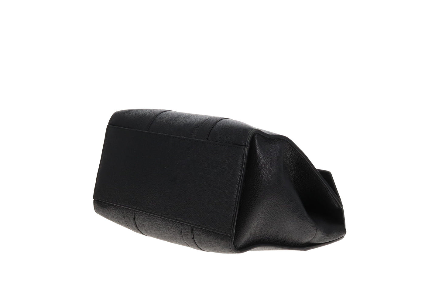 Mulberry Bayswater Satchel With Strap Black Grained Leather GH