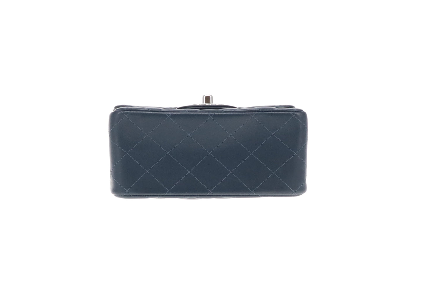 Chanel Mini Square Classic Flap Dark Teal Lambskin 2018/19