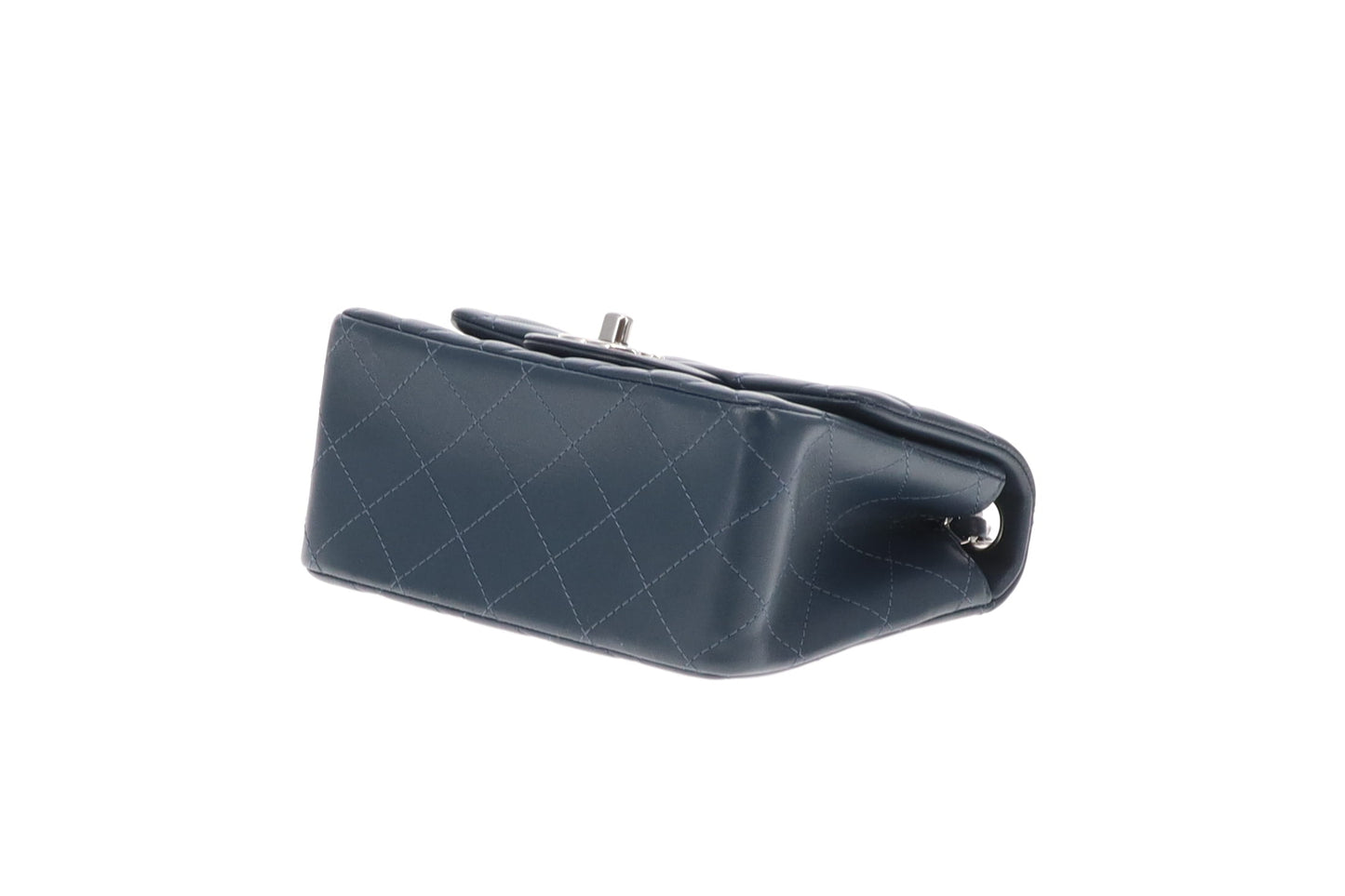 Chanel Mini Square Classic Flap Dark Teal Lambskin 2018/19