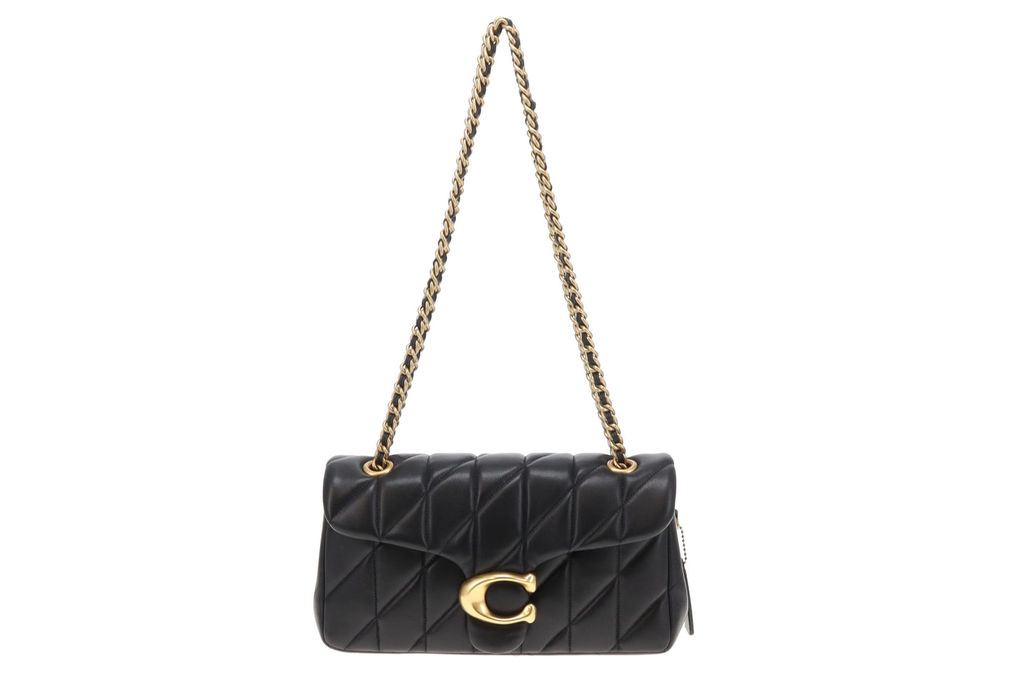 Coach Tabby Shoulder Bag 26 Black Pillow Quilting GHW