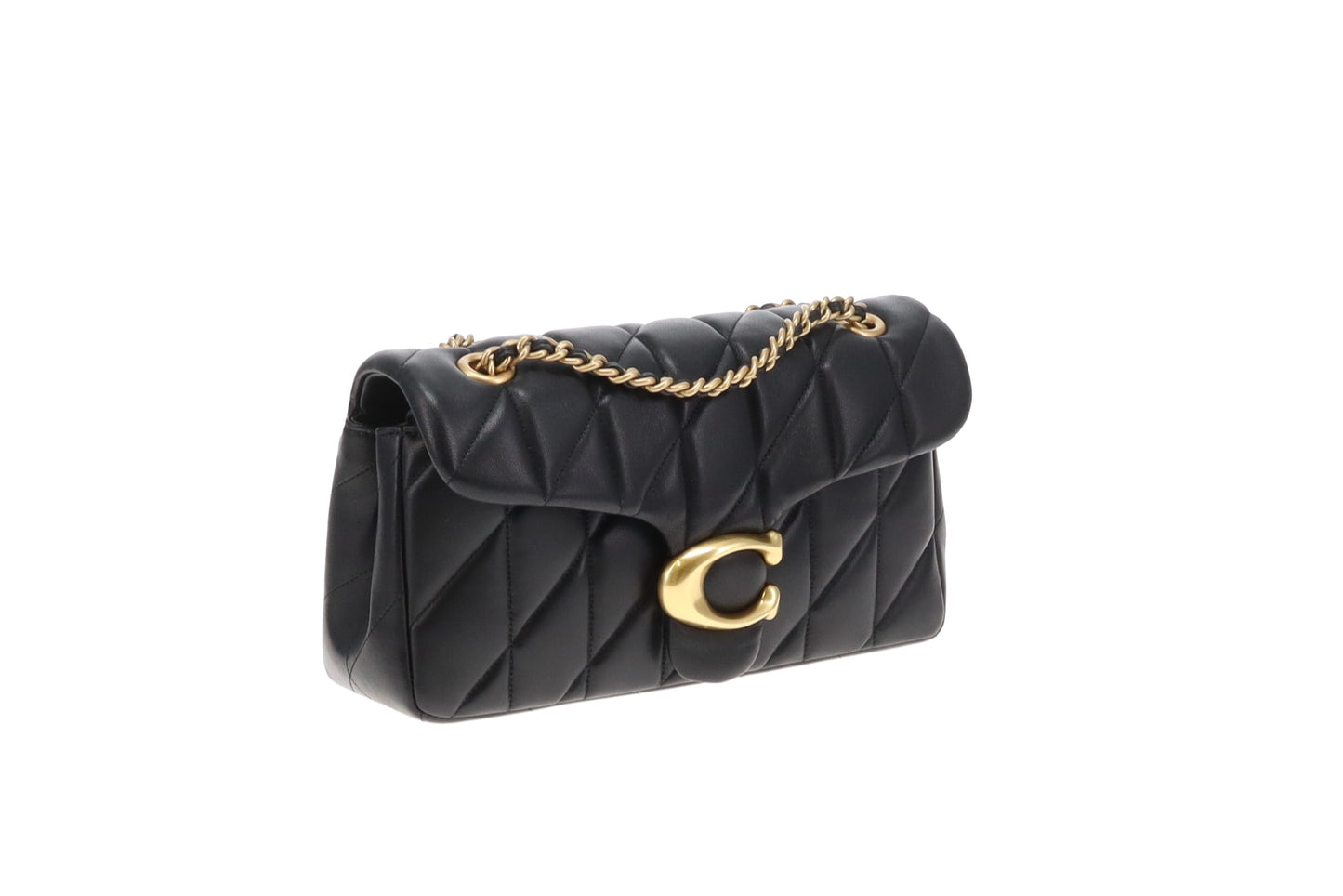 Coach Tabby Shoulder Bag 26 Black Pillow Quilting GHW