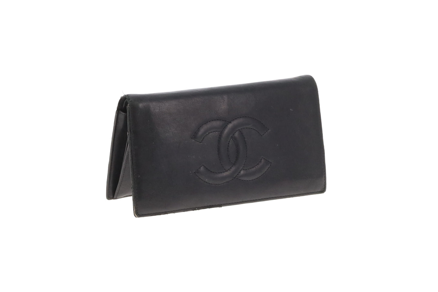 Chanel Timeless Long Foldover Vintage Wallet